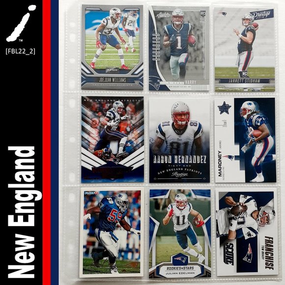 NFL Other - New England Patriots 9 Card Lot [FBL22_2]